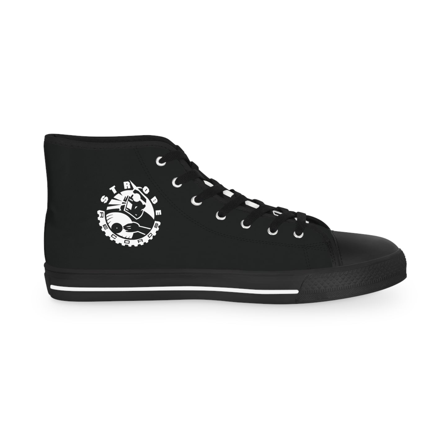 Strobe Records Classic Men's High Top Sneakers