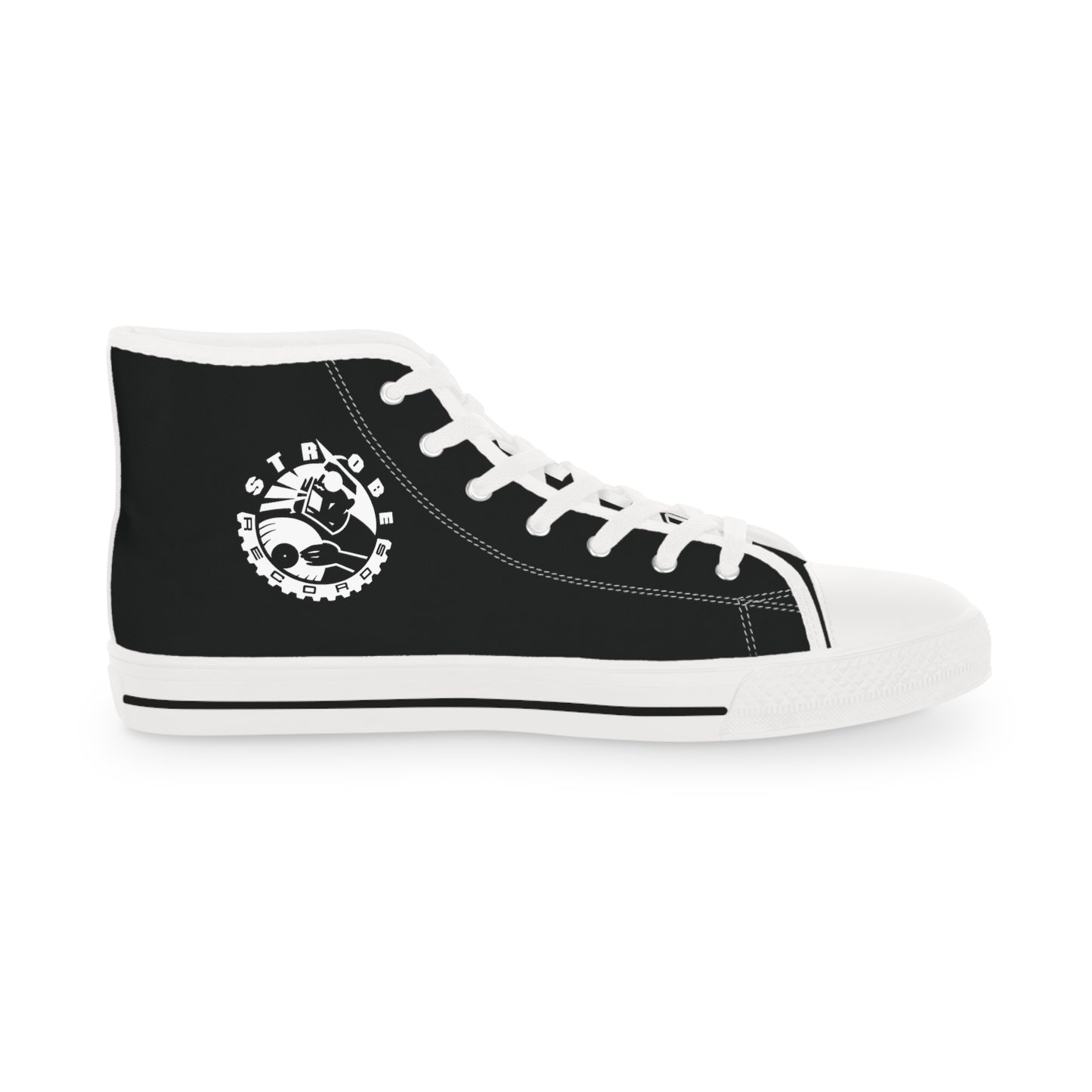 Strobe Records Classic Men's High Top Sneakers