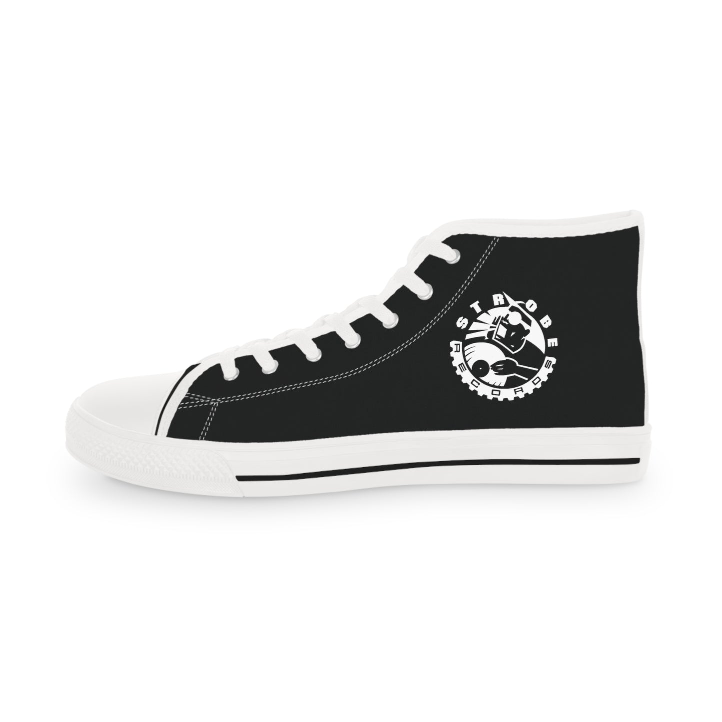 Strobe Records Classic Men's High Top Sneakers