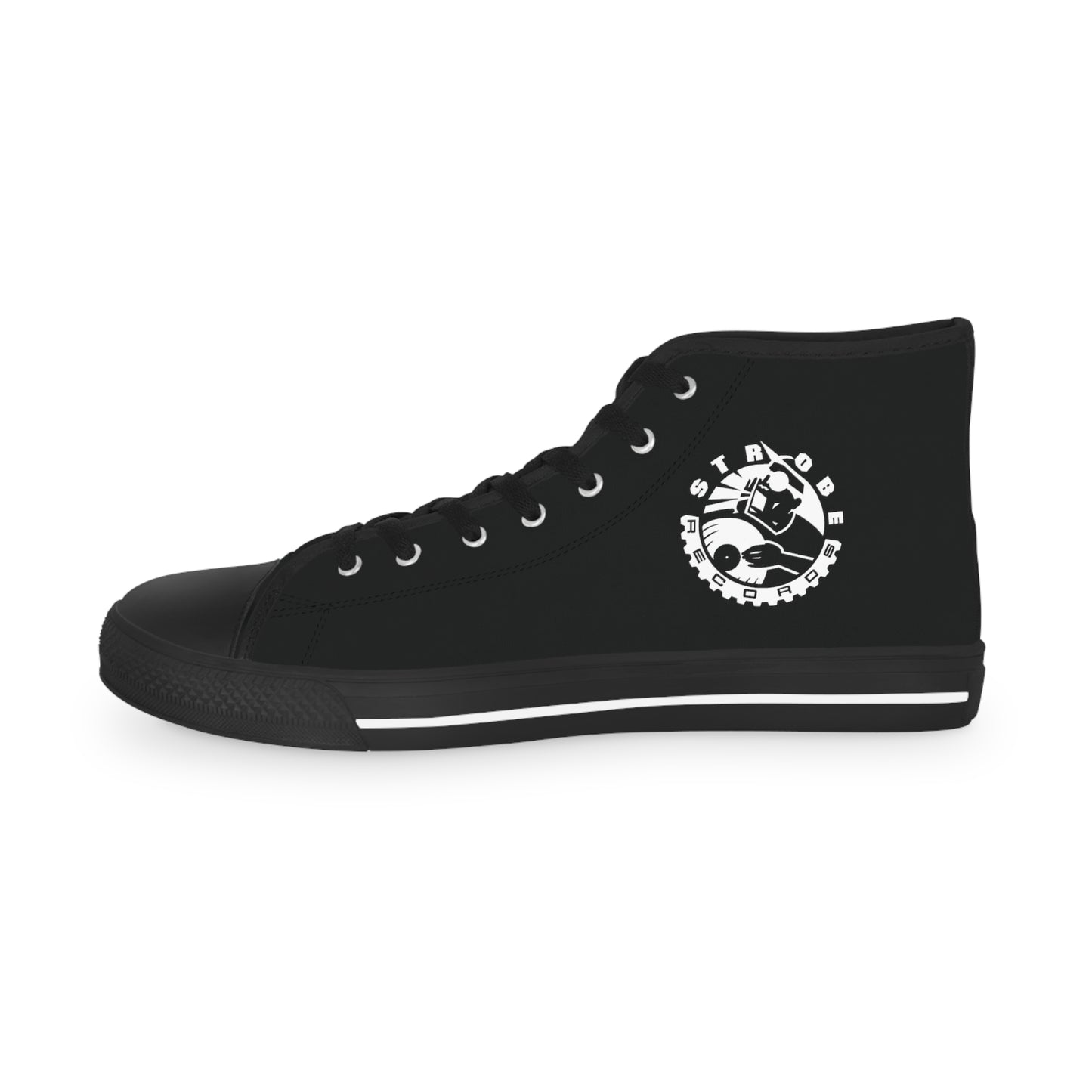 Strobe Records Classic Men's High Top Sneakers