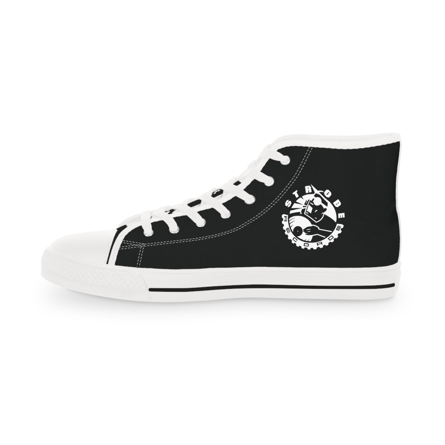 Strobe Records Classic Men's High Top Sneakers