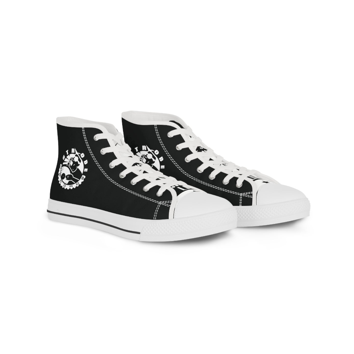 Strobe Records Classic Men's High Top Sneakers