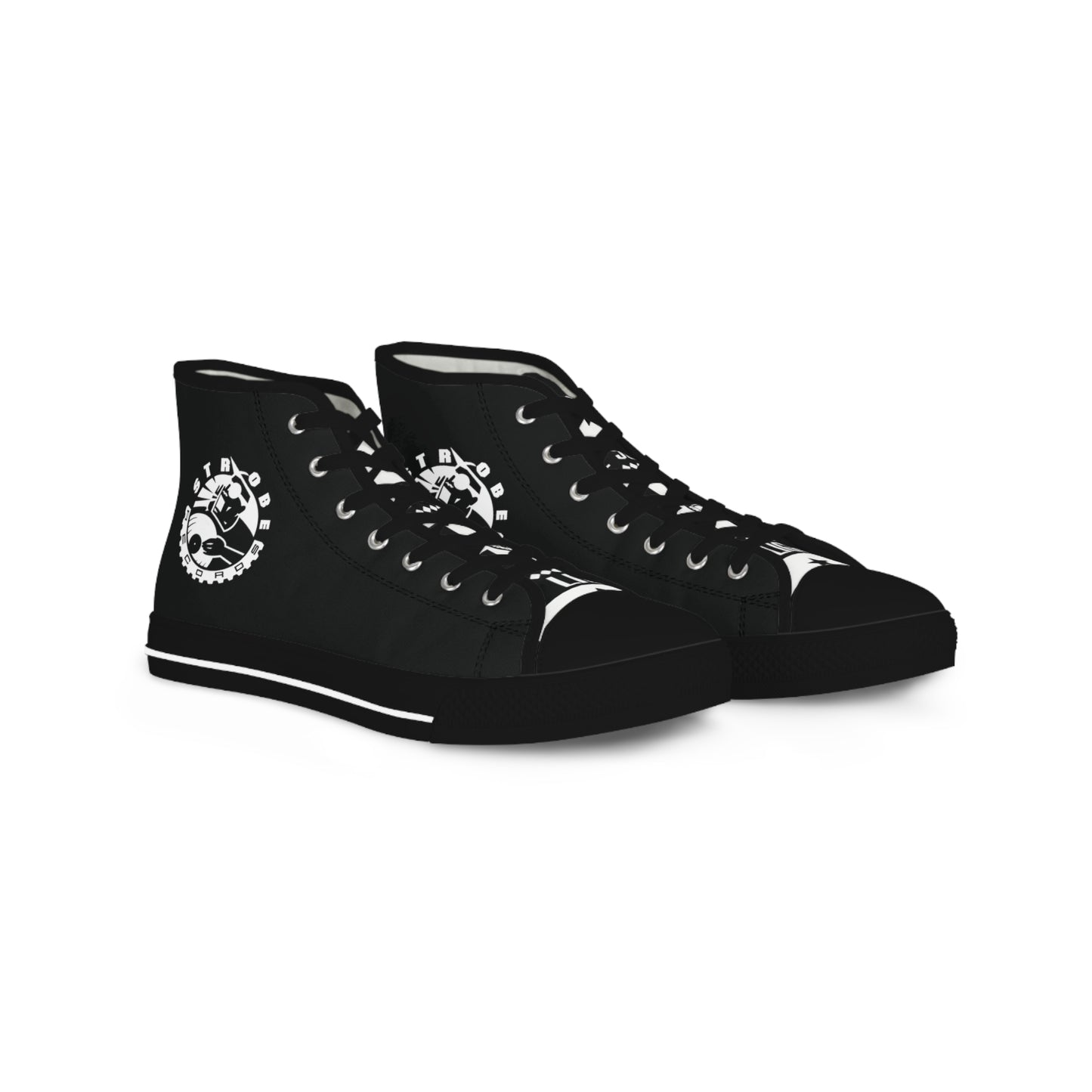 Strobe Records Classic Men's High Top Sneakers