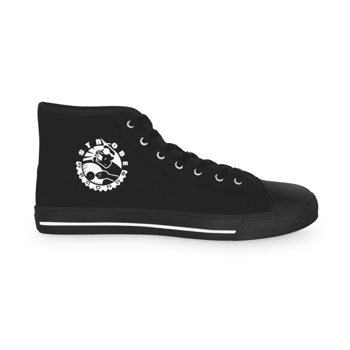 Strobe Records Classic Men's High Top Sneakers