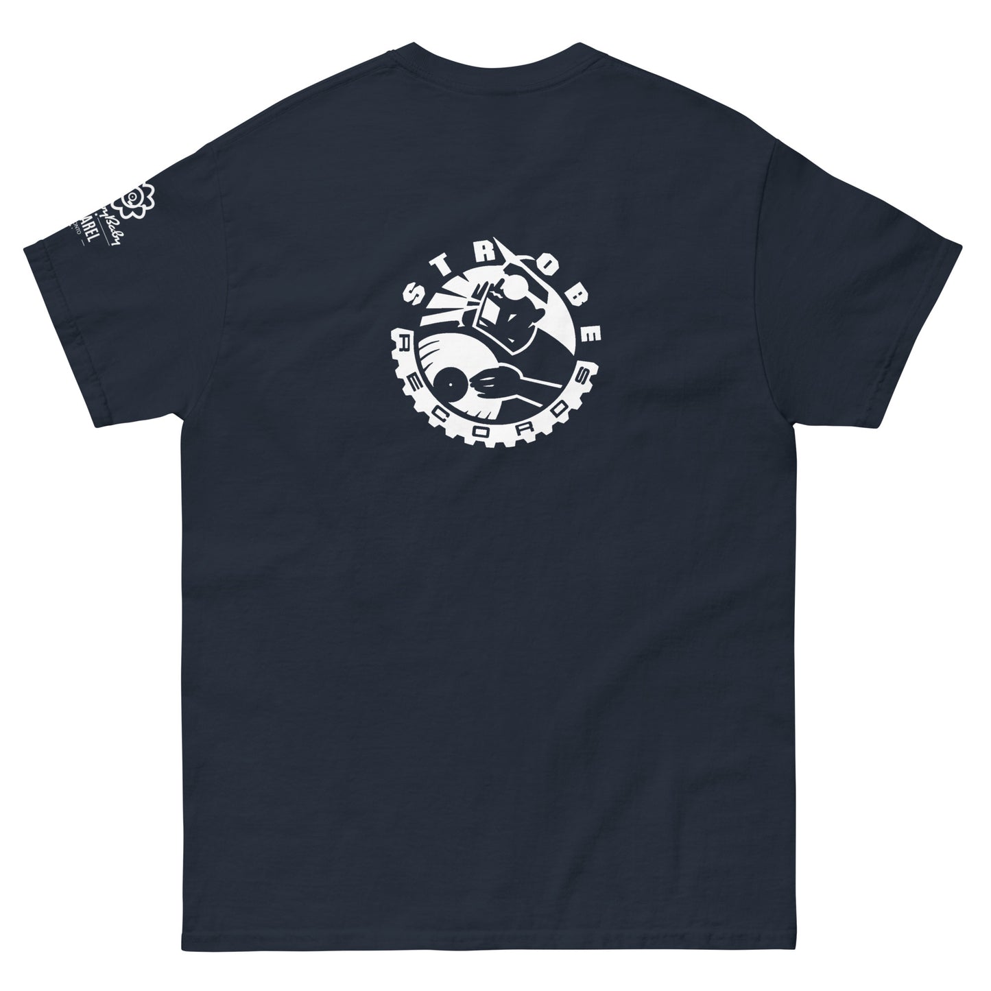 Reach Out men’s navy classic T-shirt – back view