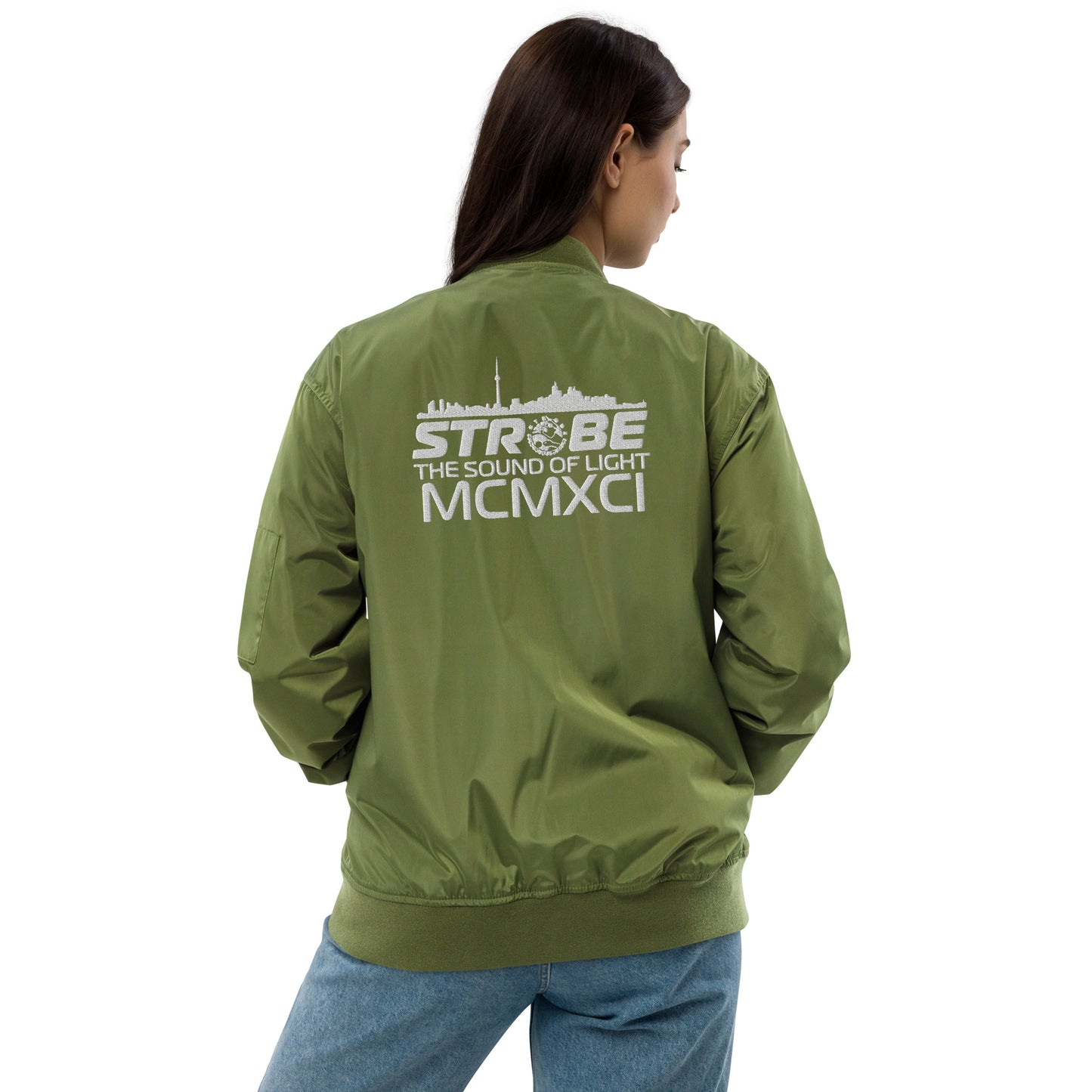 Strobe Records Premium Classic MCMXCI  Bomber Jacket
