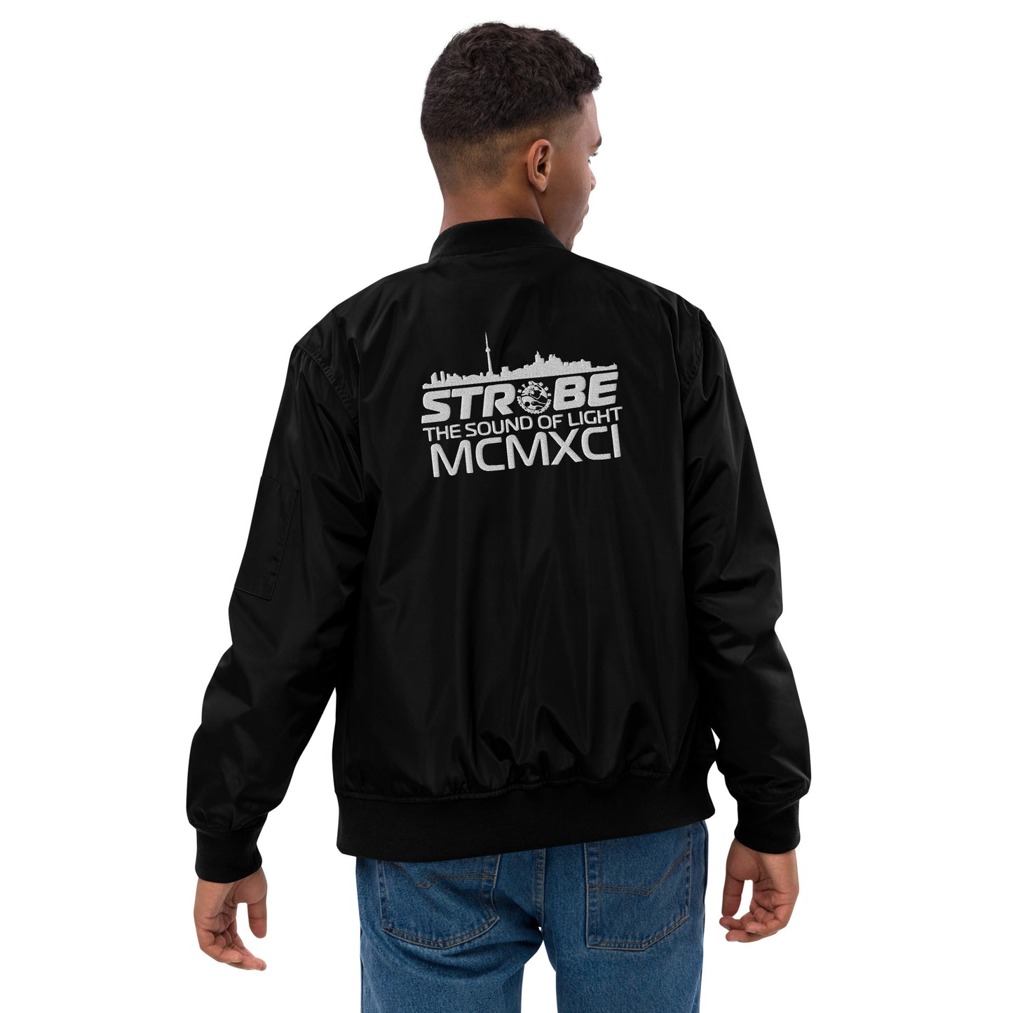 Strobe Records Premium Classic MCMXCI  Bomber Jacket