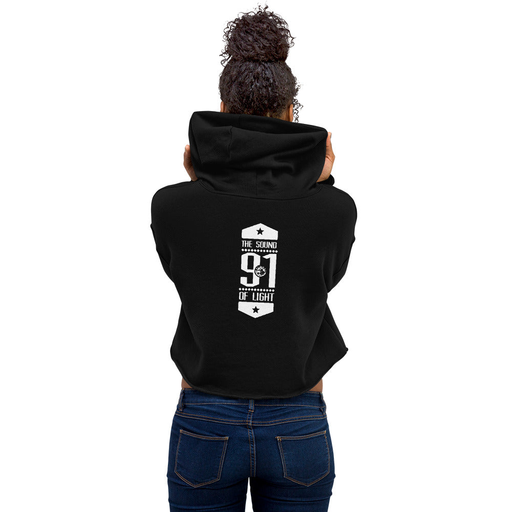 Strobe Records Horizon Crop Hoodie