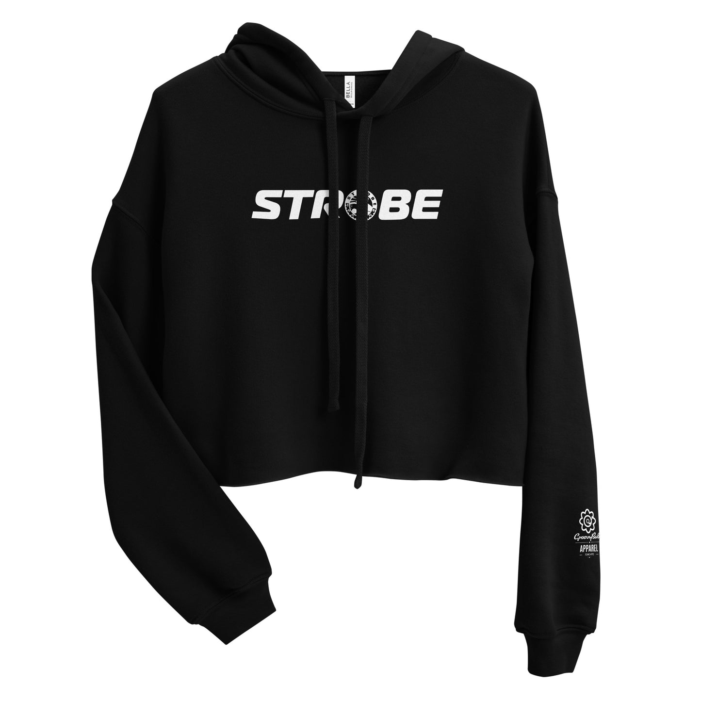 Strobe Records Horizon Crop Hoodie