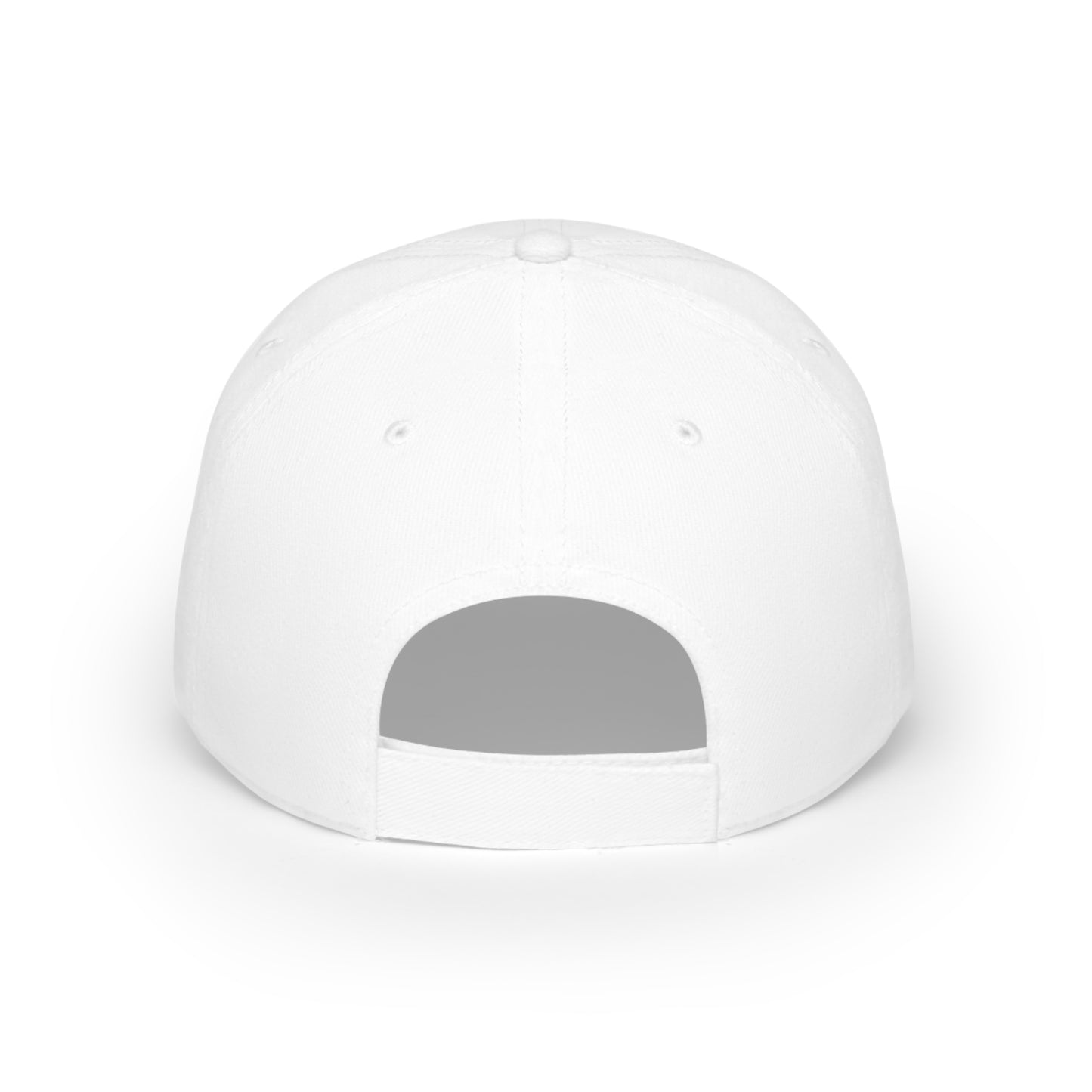 Strobe Records Classic White Low Profile Baseball Cap