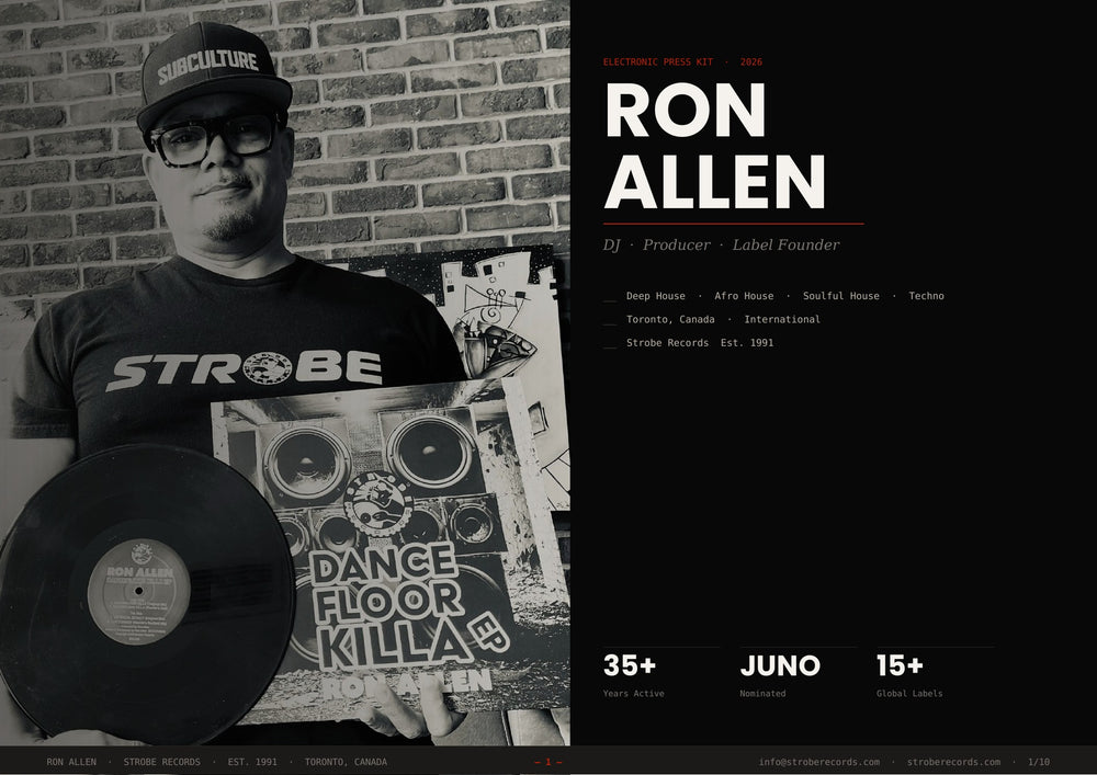 Ron Allen DJ Media Kit 2026 cover