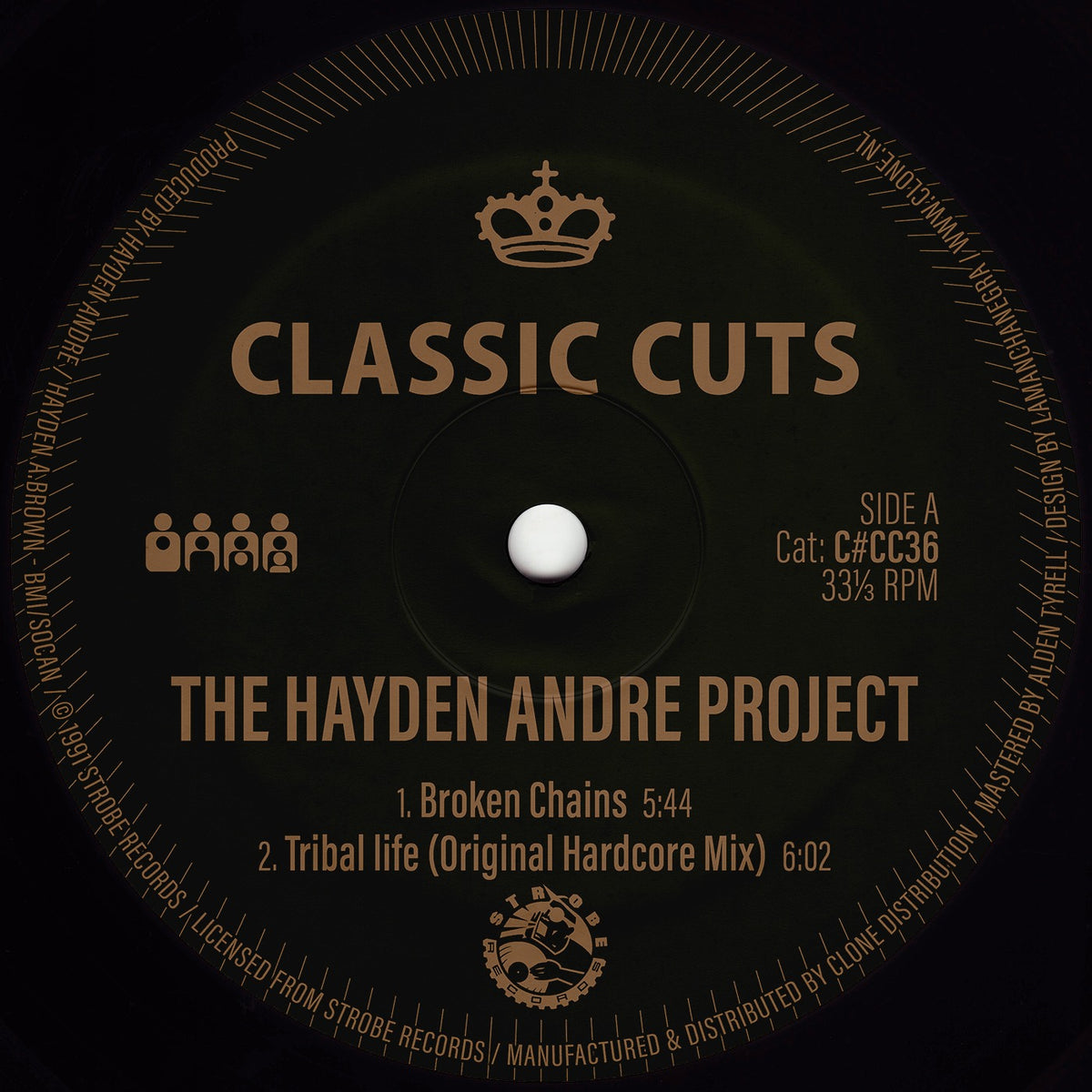 Strobe Records Classic Cuts Vinyl Re-issue - Hayden Andre Project/Kingdom Come EP