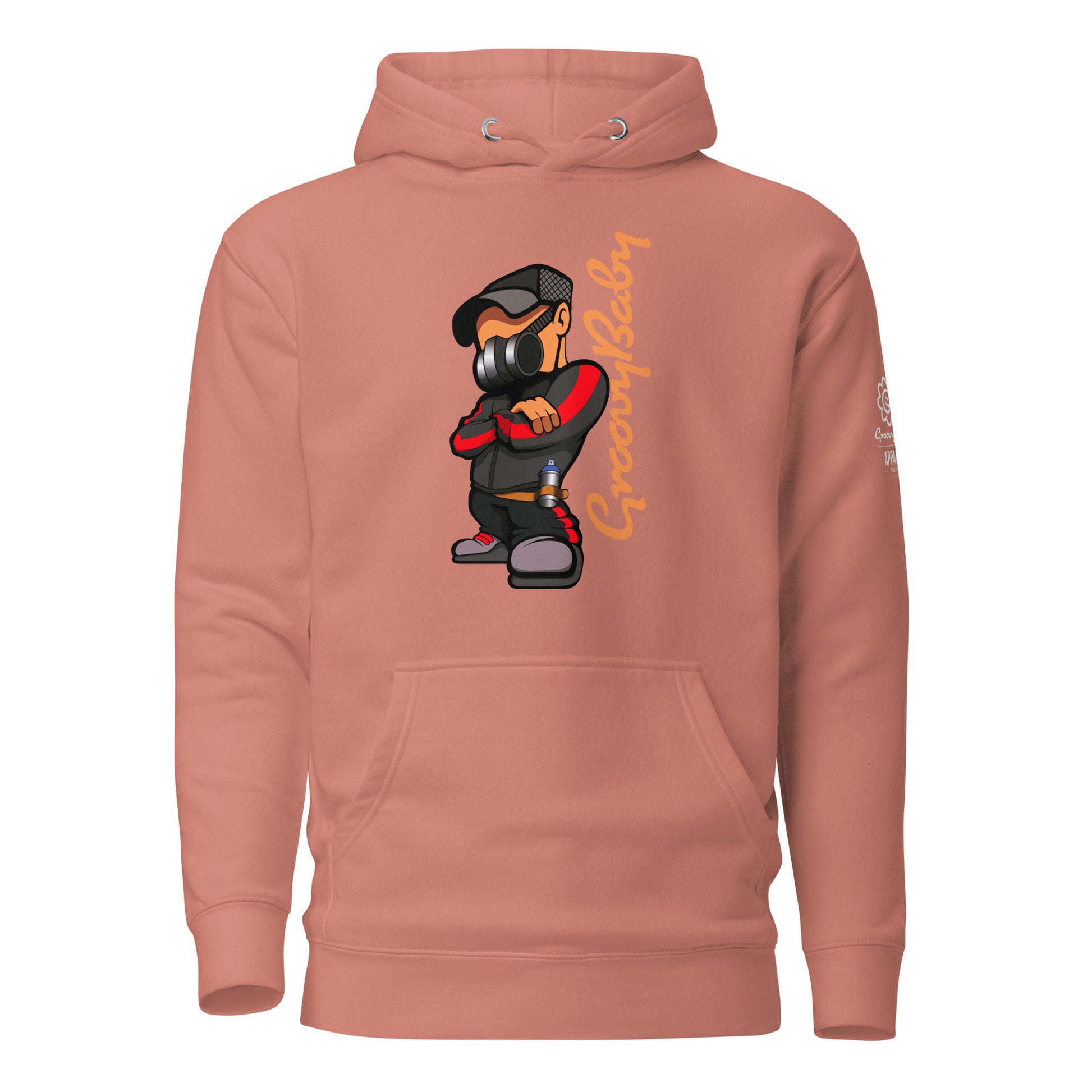 Groovy Baby B-Boy Premium Unisex Hoodie, front view