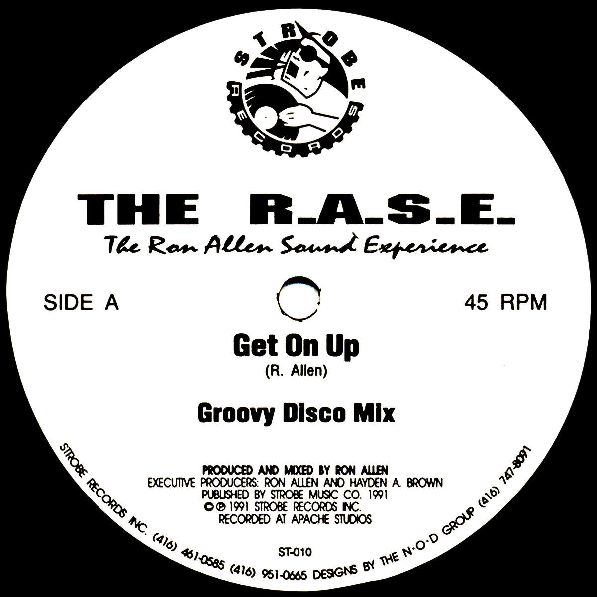 Ron Allen + The R.A.S.E. (Ron Allen Sound Experience) - Get On Up (Groovy Disco Mix)