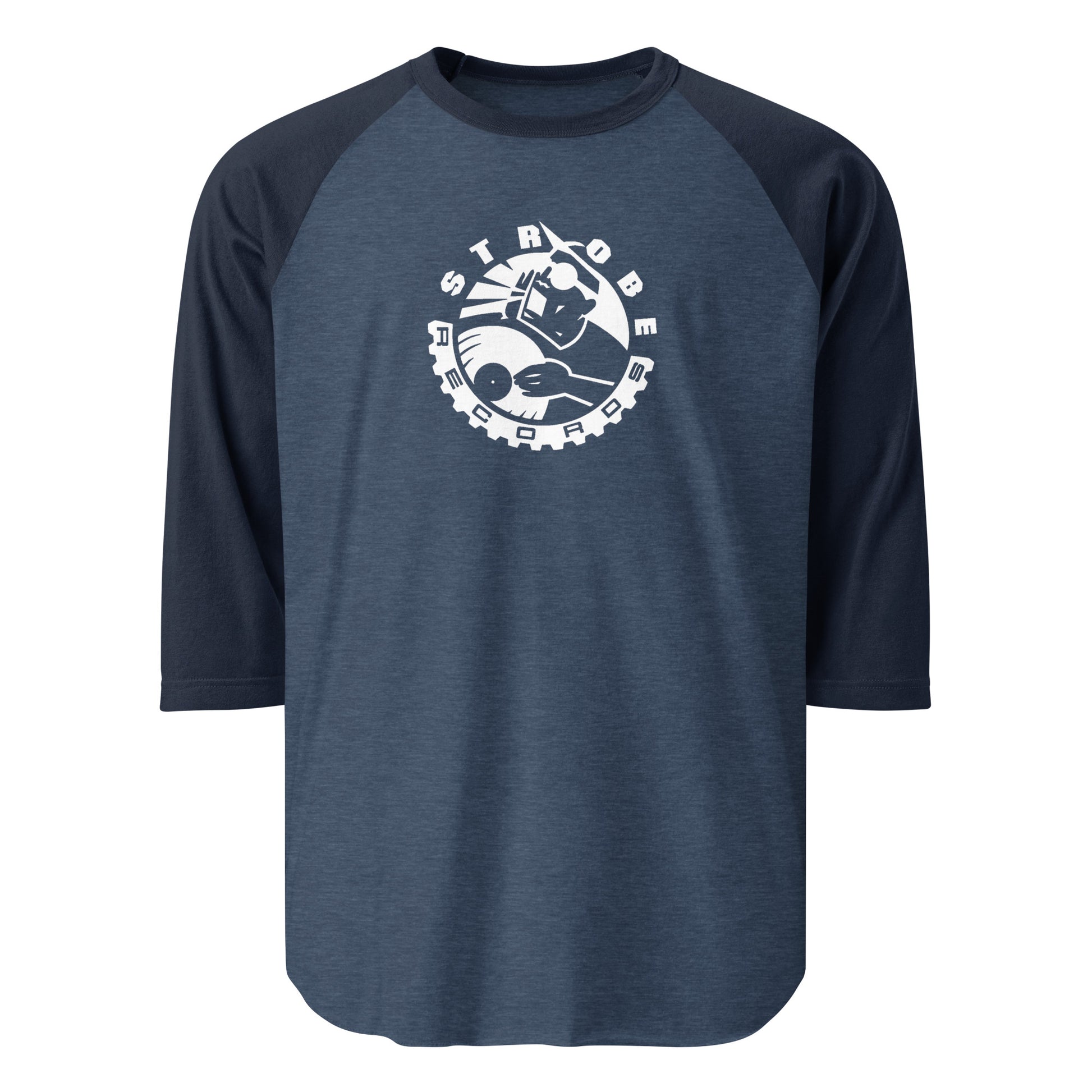 Strobe Records Unisex Jersey in Navy, front view