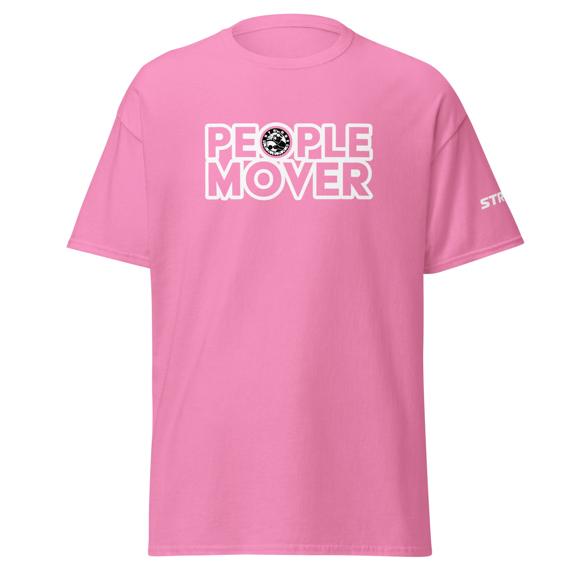 People Mover Premium Unisex T-Shirt in Azalea, front view