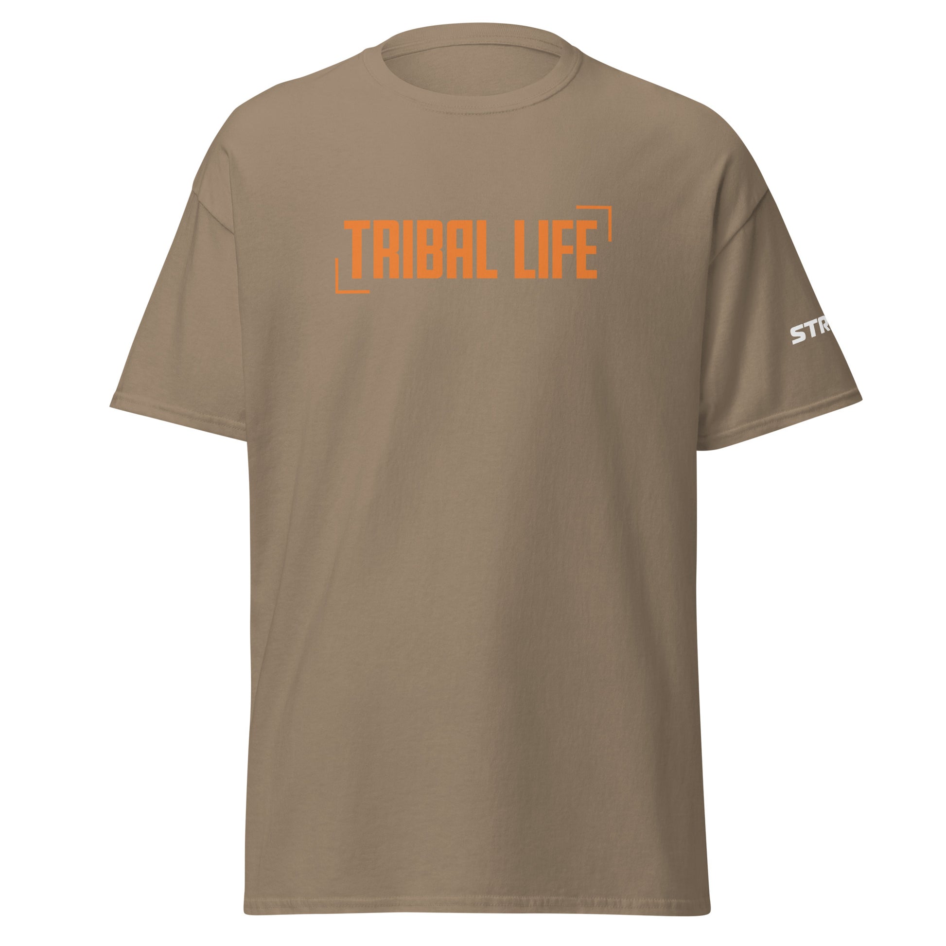 Tribal Life Premium Unisex T-Shirt in Brown savana, front view