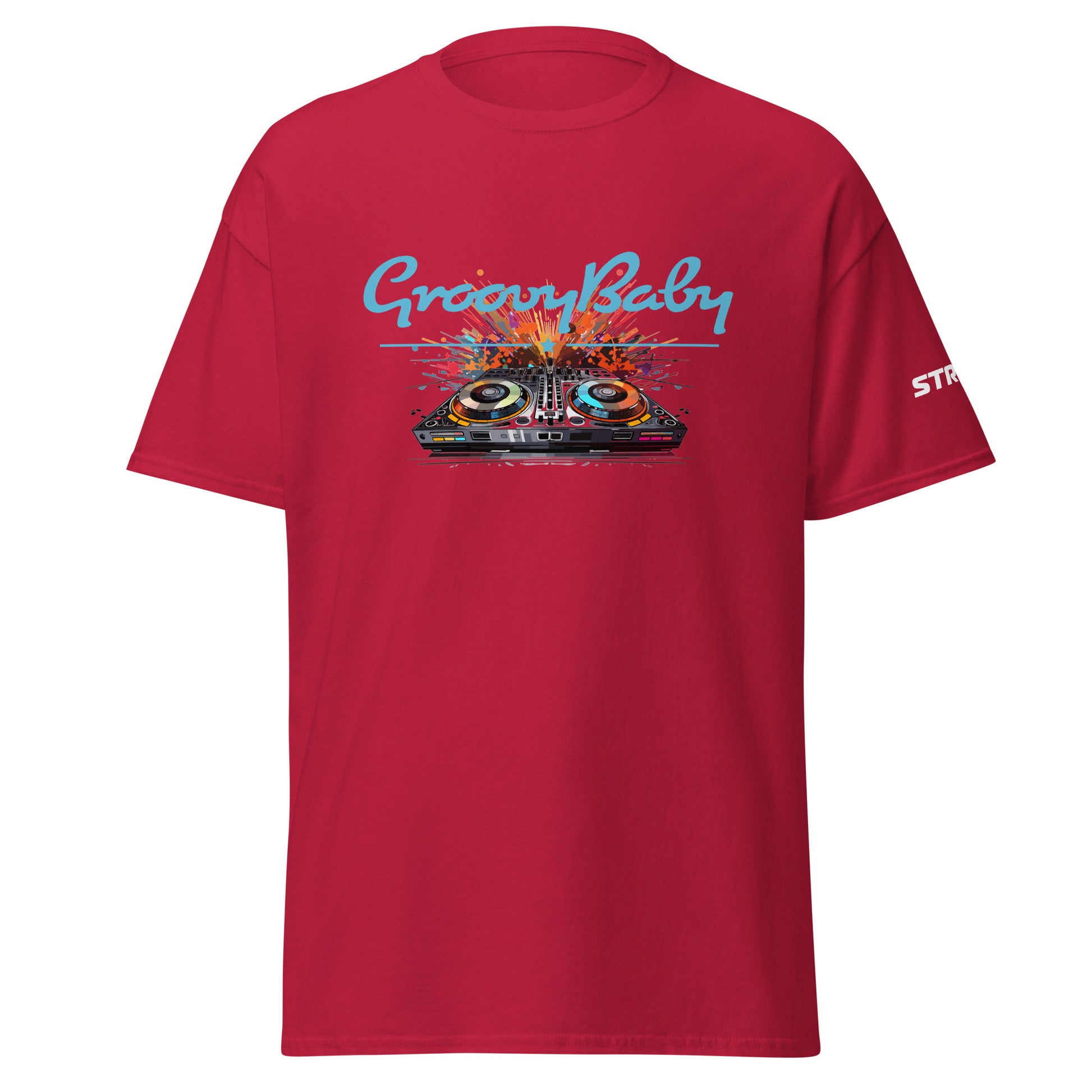 Groovy Baby DJ Premium Unisex T-Shirt, front view