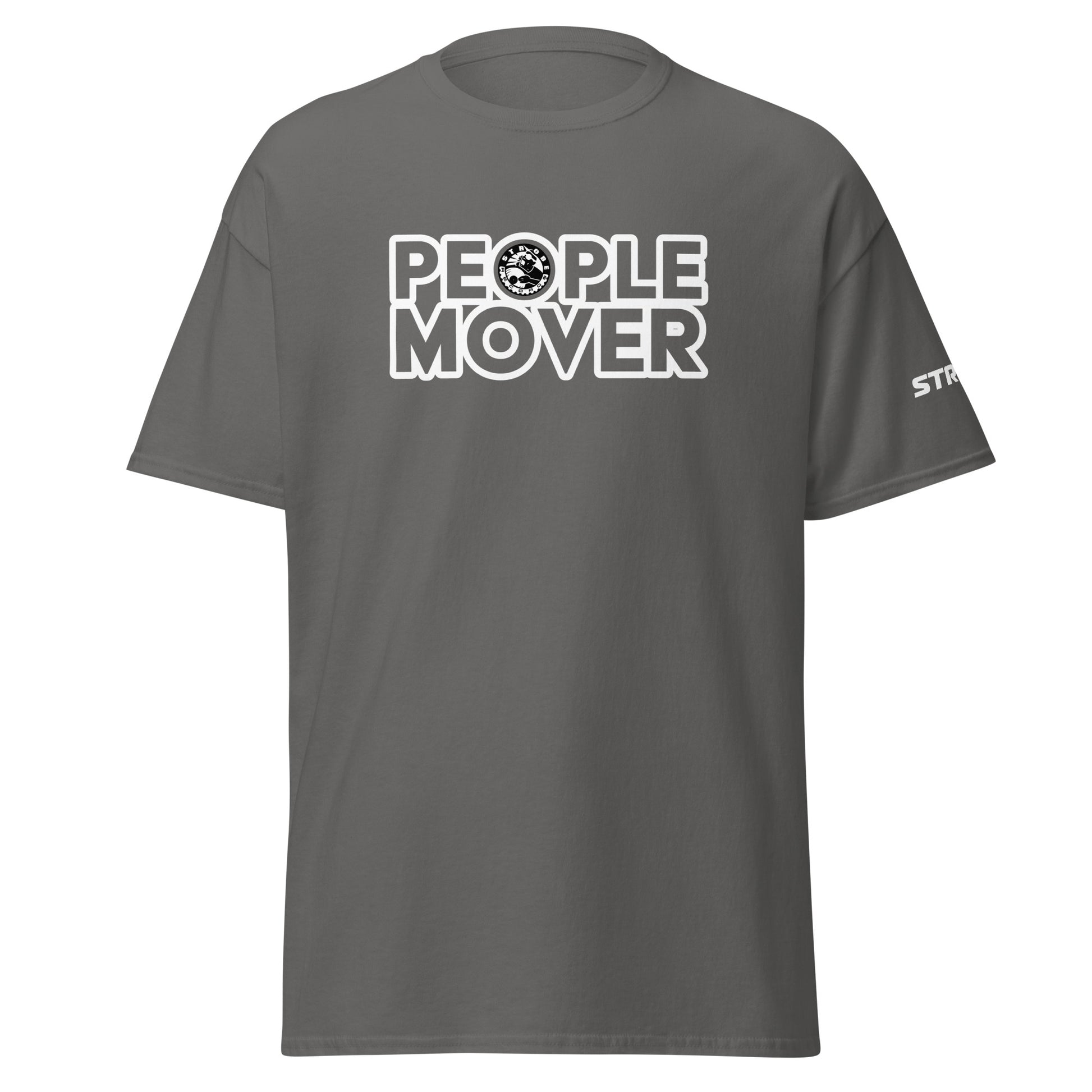 People Mover Premium Unisex T-Shirt in Charcoal, front view