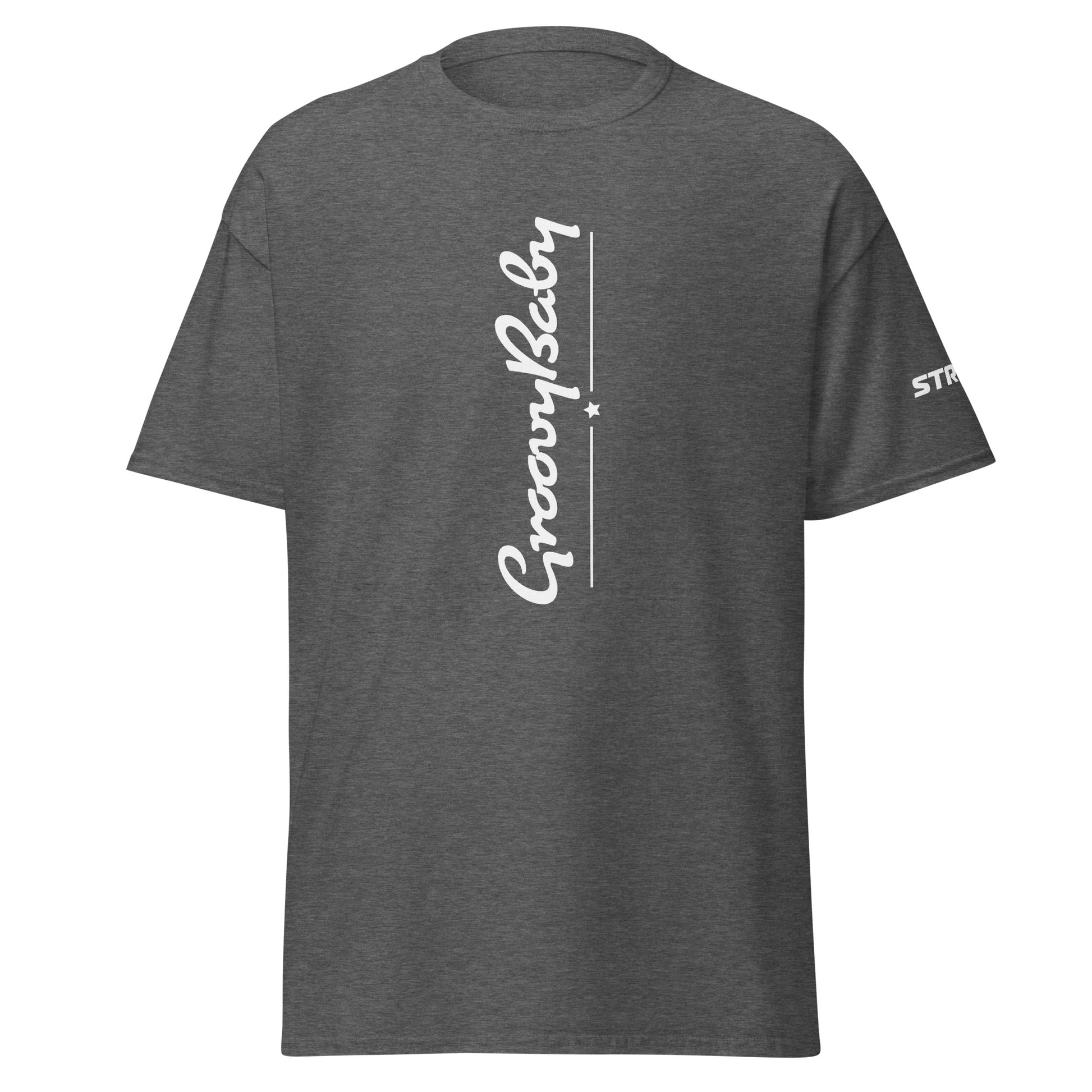 Groovy Baby Vertical Premium Unisex T-Shirt, front view
