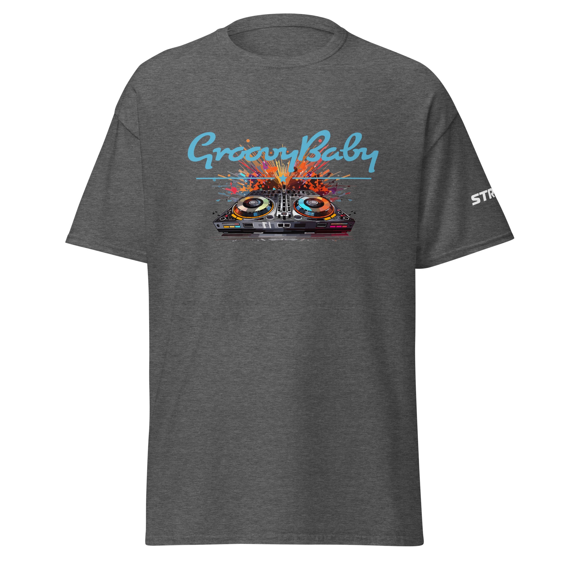 Groovy Baby DJ Premium Unisex T-Shirt, front view
