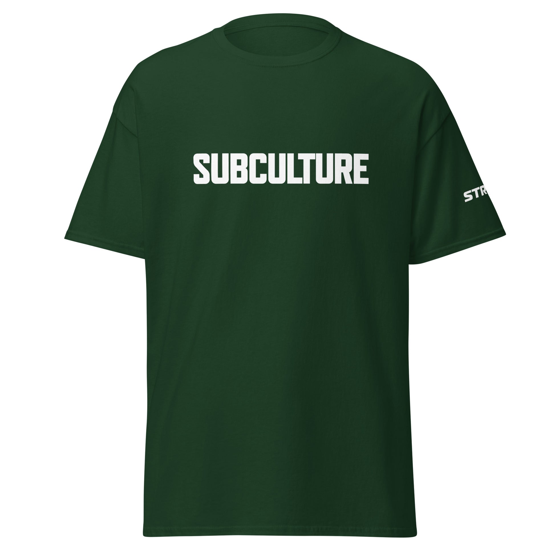 Subculture Premium Unisex T-Shirt in Forest green, front view