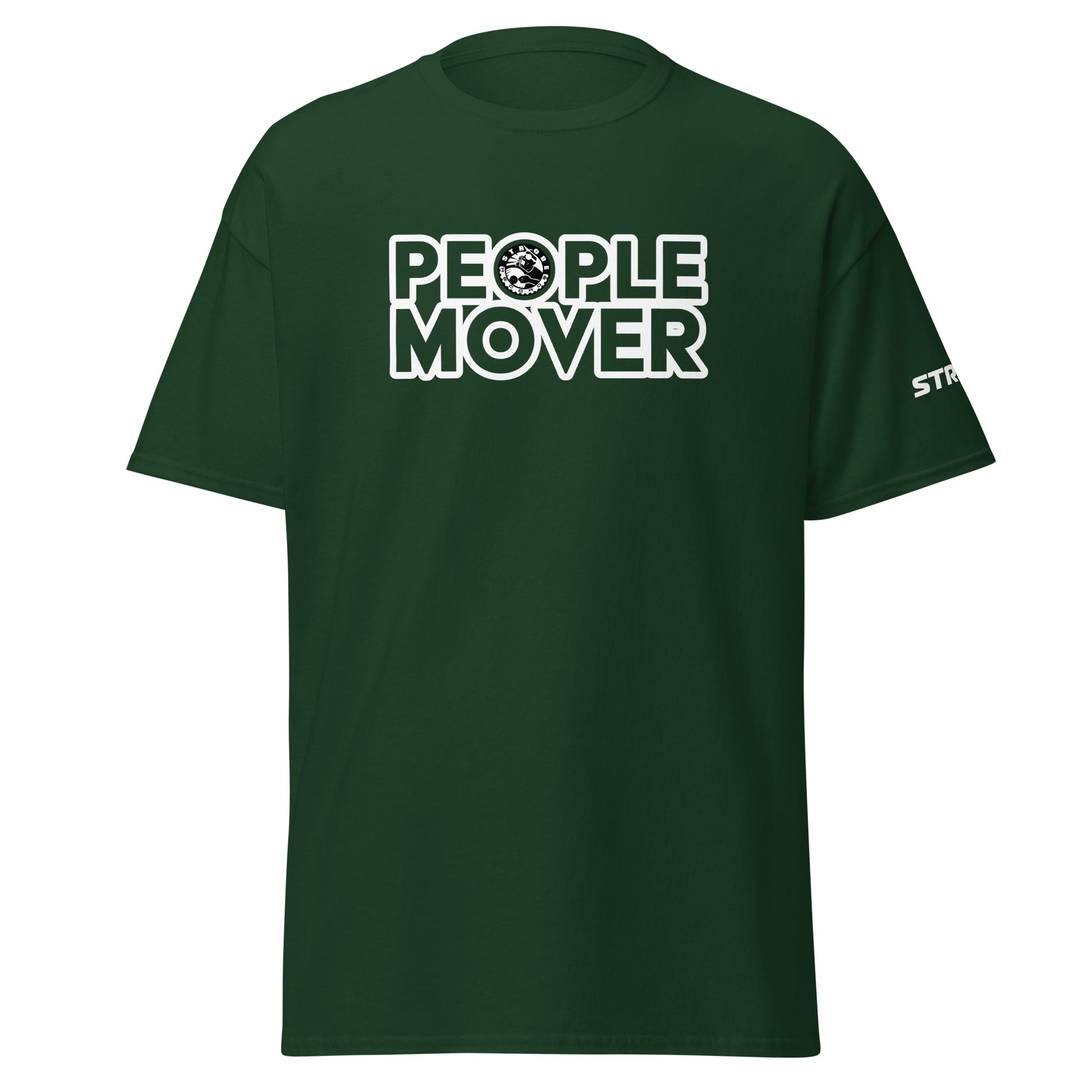 People Mover Premium Unisex T-Shirt in Forest green, front view