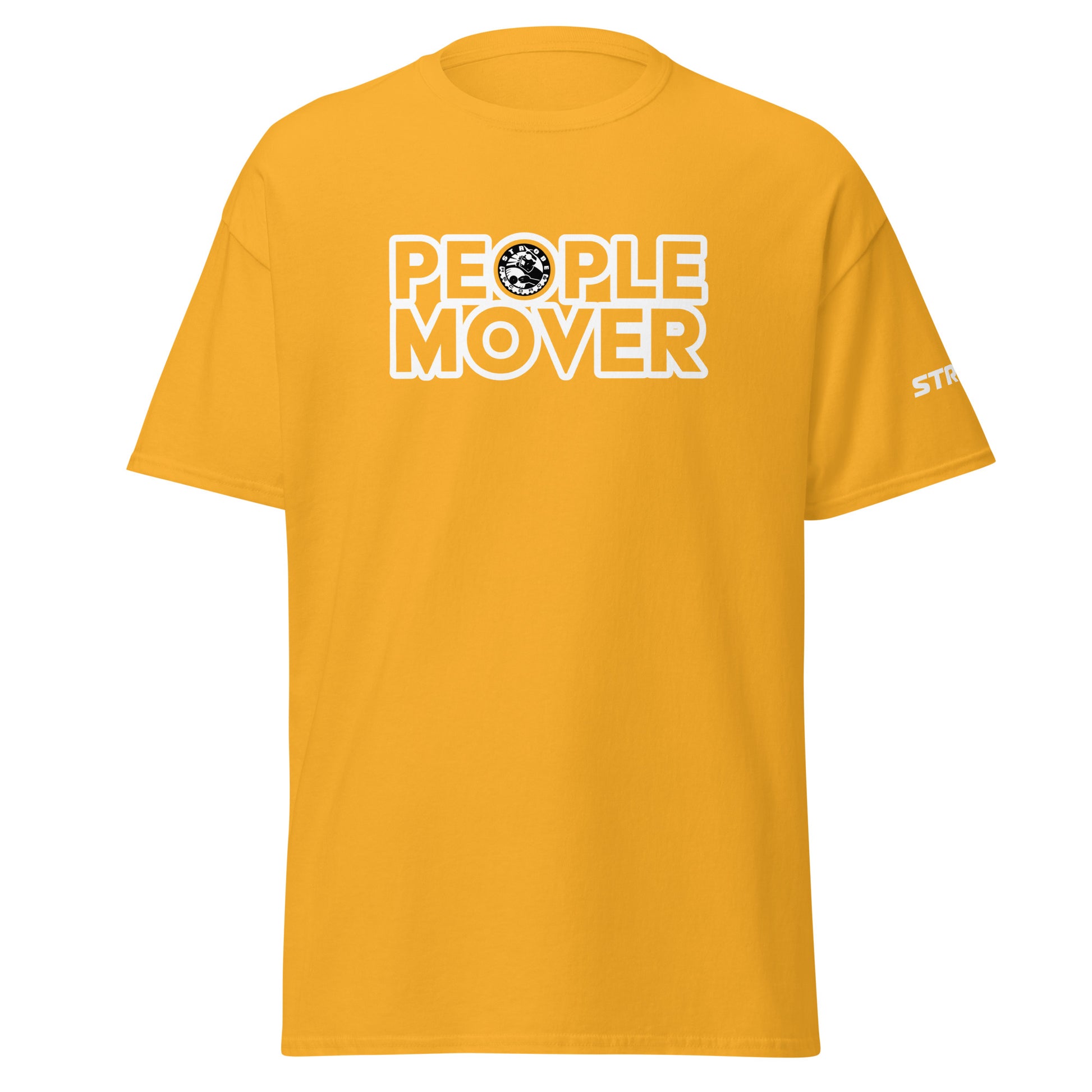 People Mover Premium Unisex T-Shirt in Gold, front view