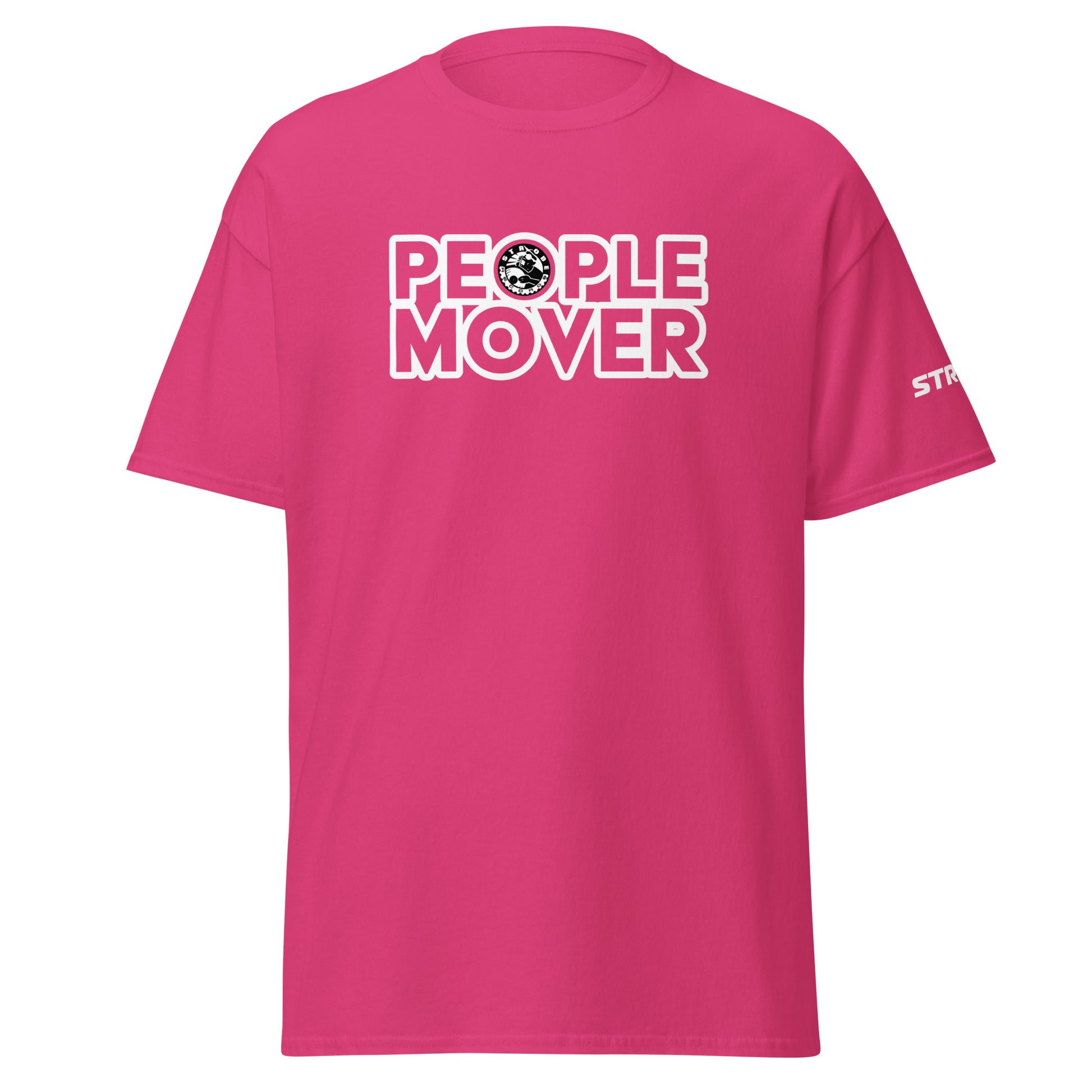 People Mover Premium Unisex T-Shirt in Heliconia, front view