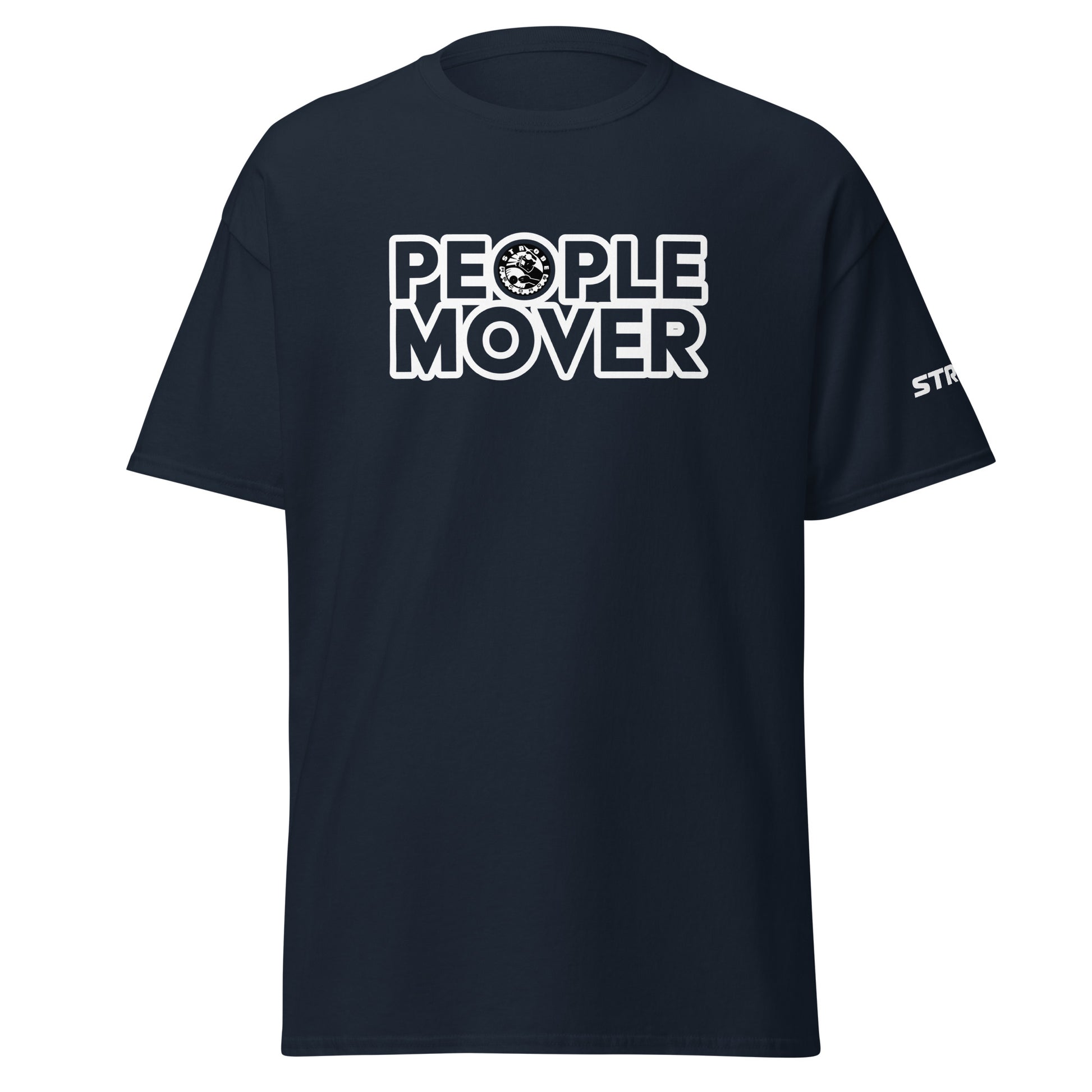 People Mover Premium Unisex T-Shirt in Navy, front view