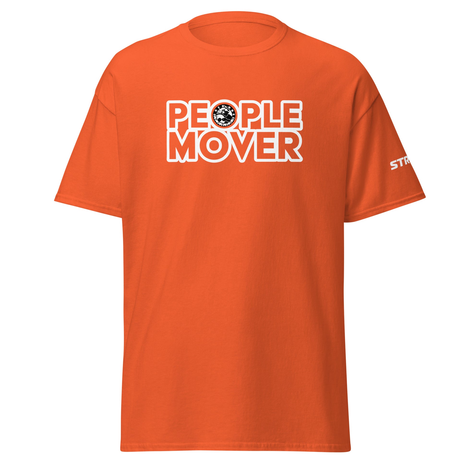 People Mover Premium Unisex T-Shirt in Orange, front view