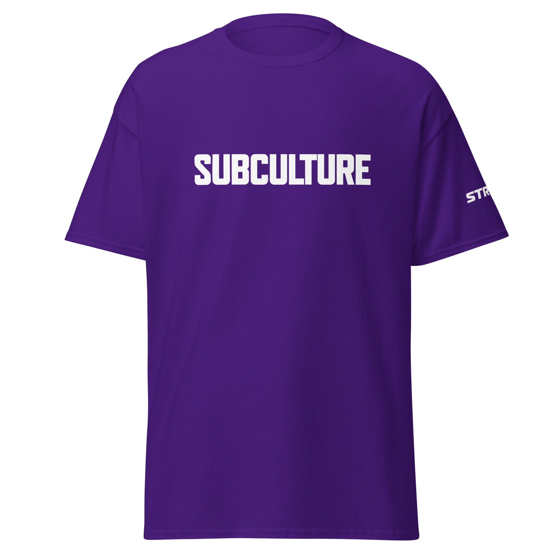 Subculture Premium Unisex T-Shirt in Purple, front view