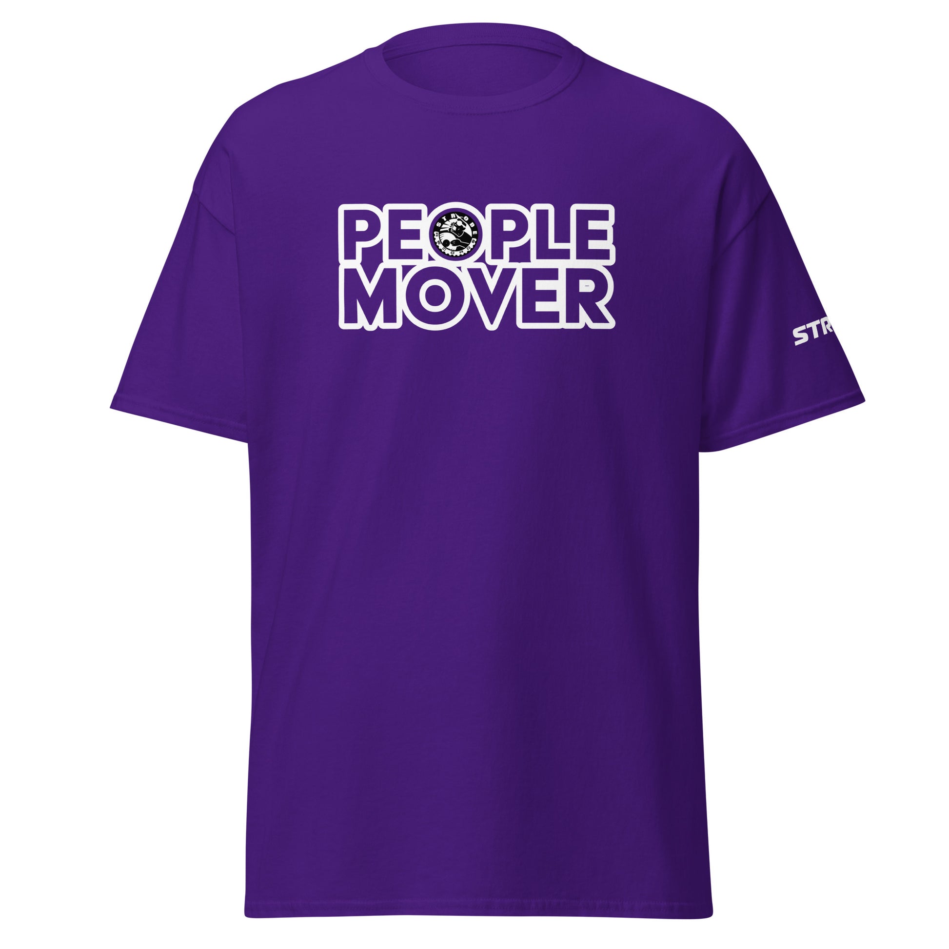People Mover Premium Unisex T-Shirt in Purple, front view
