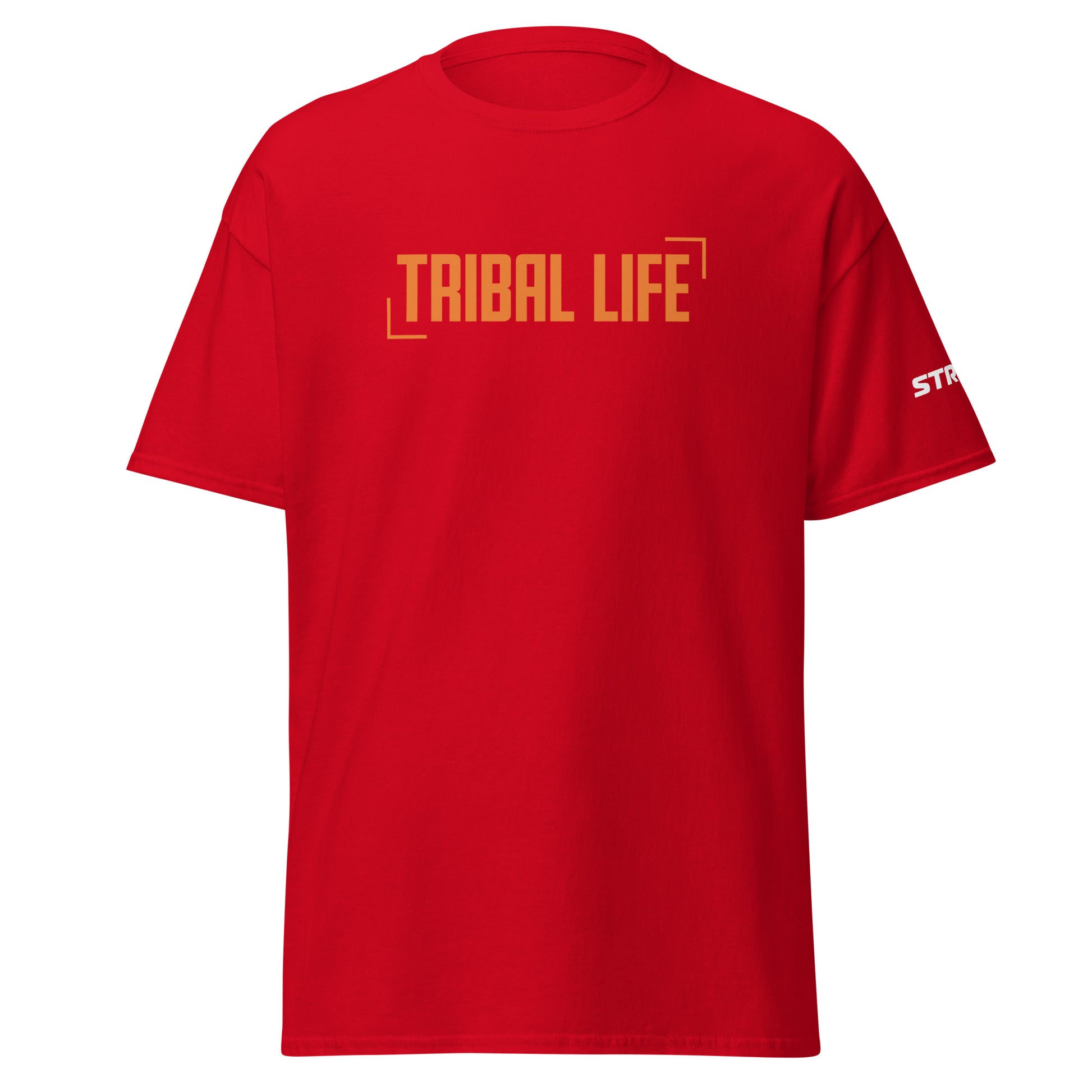 Tribal Life Premium Unisex T-Shirt in Red, front view