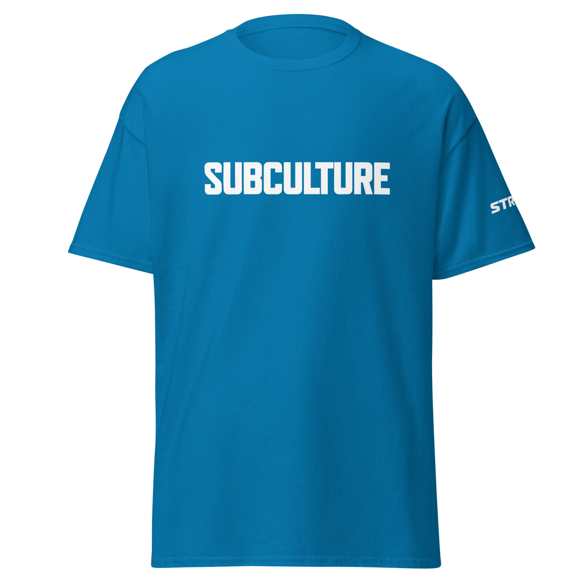 Subculture Premium Unisex T-Shirt in Sapphire, front view