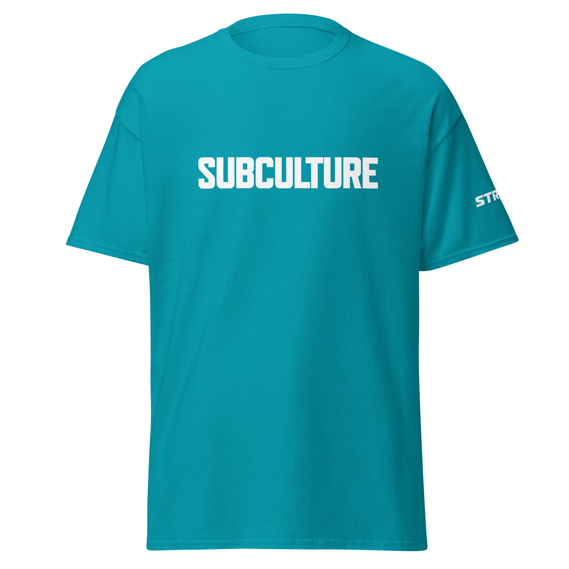 Subculture Premium Unisex T-Shirt in Tropical blue, front view
