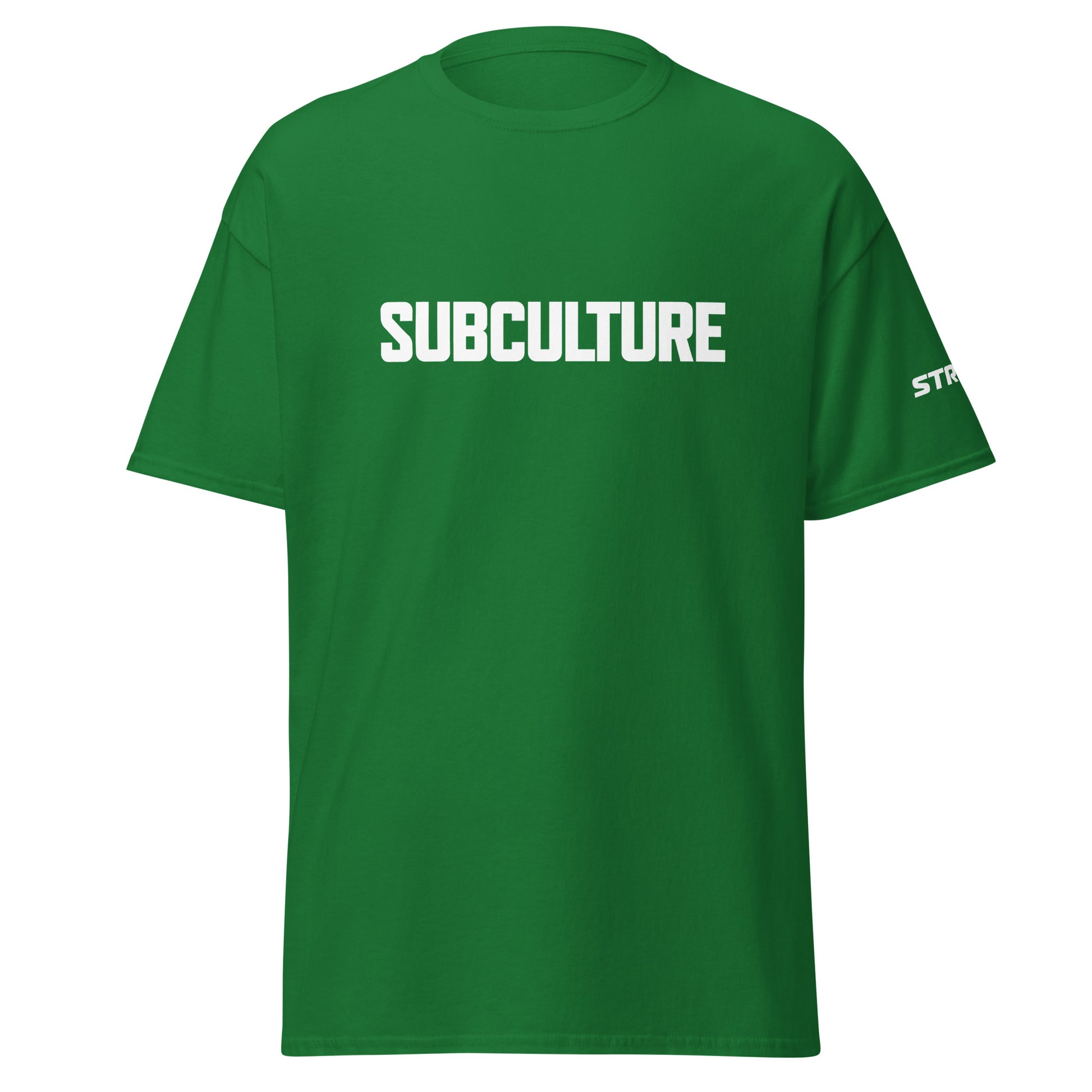 Subculture Premium Unisex T-Shirt in Turf green, front view